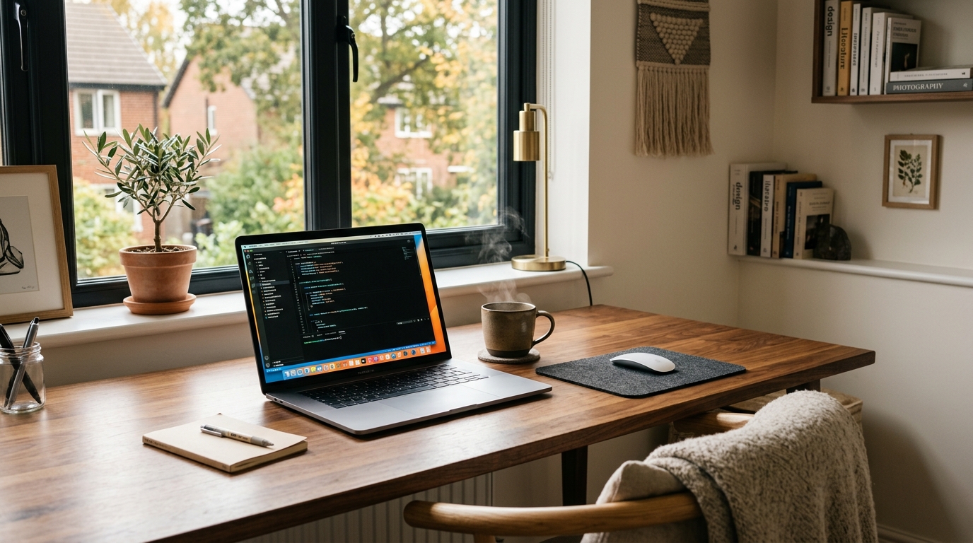 WFH workspace cover
